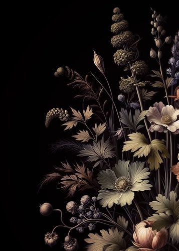 DONKER BLOEMENBOEKET-7A-D1