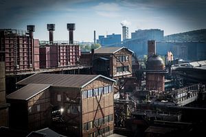 Attraktive, romantische Industrielandschaft