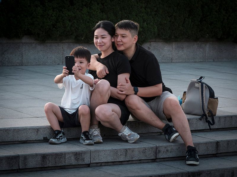 Selfie in Xi'an von Eddy Westdijk