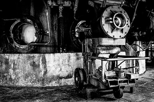 Haut fourneau abandonné