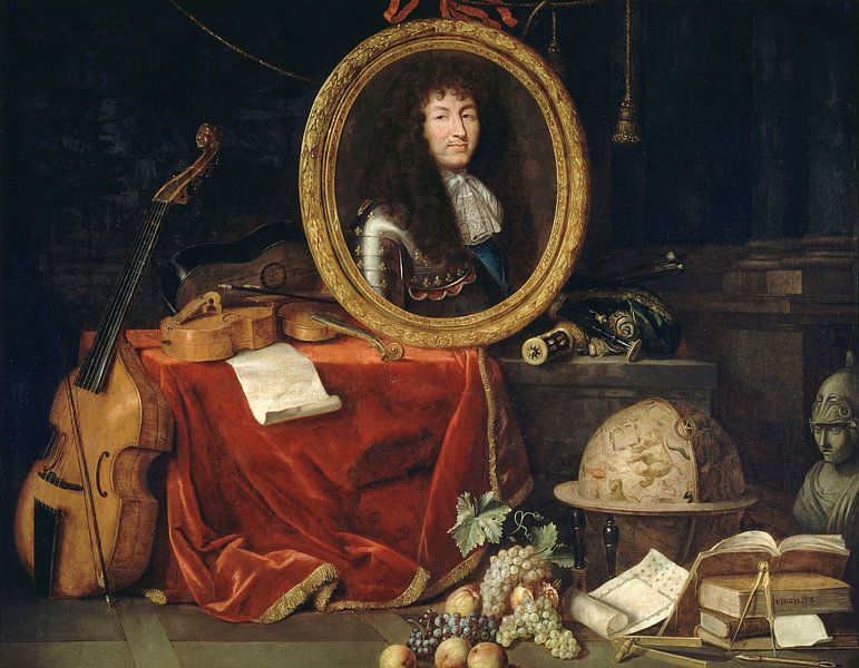 Allegorie op Lodewijk XIV, Jean Garnier en Claude Lefebvre van Meesterlijcke Meesters
