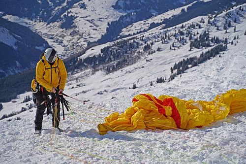 Paragliding in de Tuxer Alpen