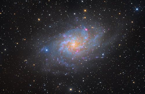 M33, die Triangulum-Galaxie.