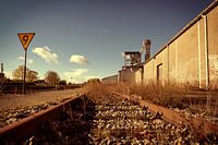 Verlaten spoorrails