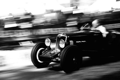 Snelheid in zwart wit