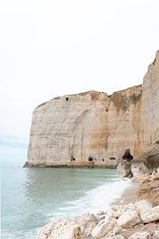 'Endless views' | Coastline in Etretat | French travel photography | Pastel wall art by MelCaptures