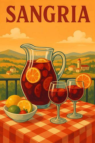 Sangria illustratie.