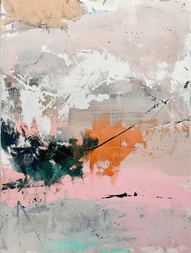 Moderner Abstrakt in Pastellfarben