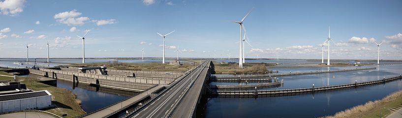 Krammer locks are part of the delta works by W J Kok