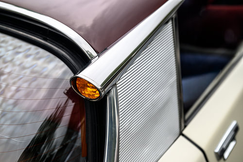 Citroën DS – Detailansicht des Designs der klassischen Limousine von Sjoerd van der Wal Fotografie