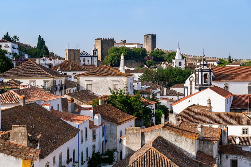 Rooftops Of Obidos par Urban Photo Lab