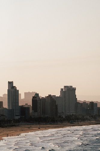 View of Durban at sunset - South Africa