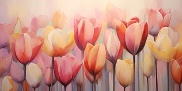 Tulipes abstraites sur Bert Nijholt