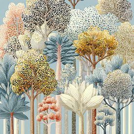 Nature’'s Whimsical Palette von Blumen Studio