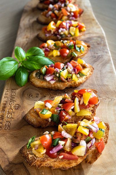 Lebensmittel Bild Bruschetta von Anouk de Vries