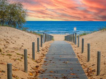 Weg zum Strand ab der Ostsee