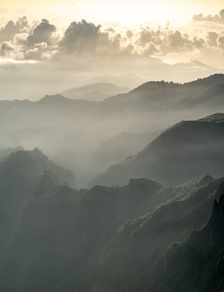 Foggy Mountains by Koen Boelrijk Photography