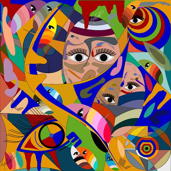 eyes and face by EL QOCH