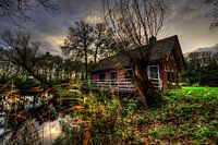 Huisje aan het water