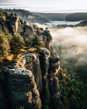 Herbst in der Sächsischen Schweiz von fernlichtsicht