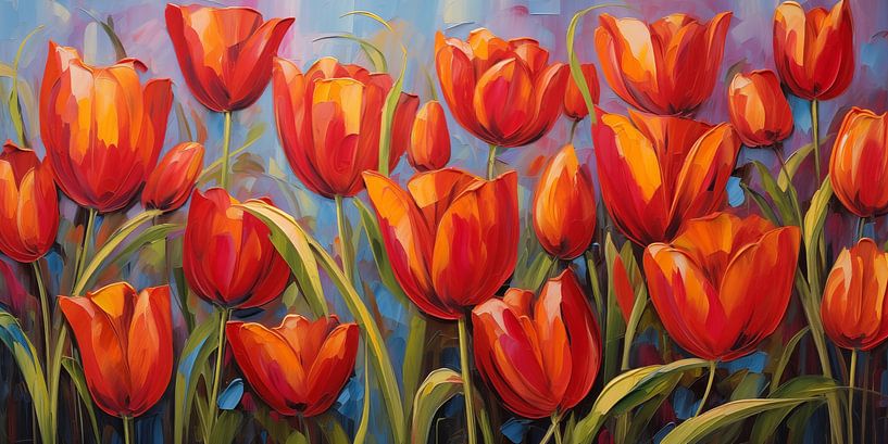 Tulips abstract by Imagine