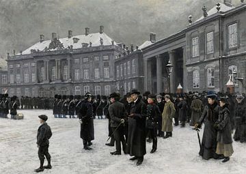 Relève de la garde au château d'Amalienborg (1902-1903) sur Peter Balan