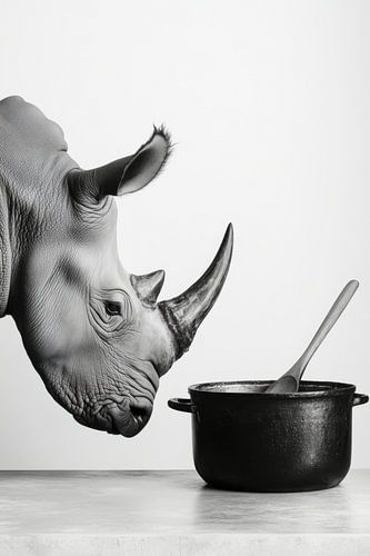 Rhino cooking pot