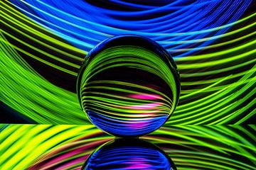 Lensball vielfarbig von Thomas Riess