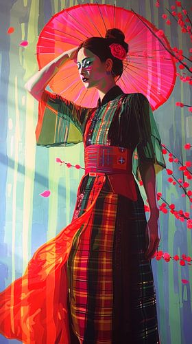 Une geisha époustouflante