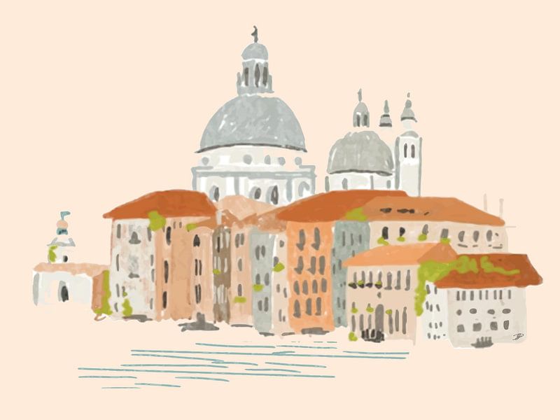 Sommer in Venedig von Stedenkunst
