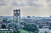 Rotterdam: Brücke und Stadion von Frans Blok Miniaturansicht