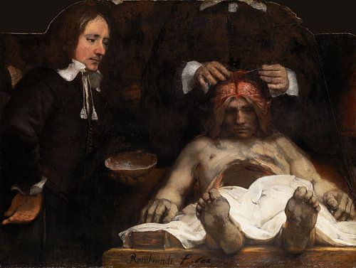 Rembrandt. Anatomische les van Dr. Jan Deijman