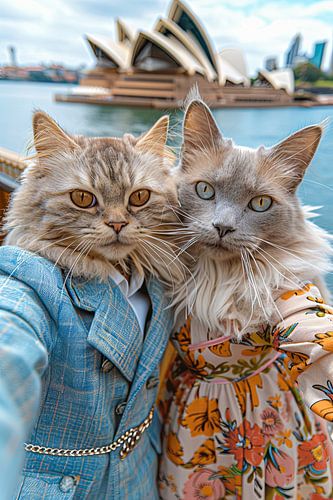 Snor van het operagebouw: Elegante katten in Sydney