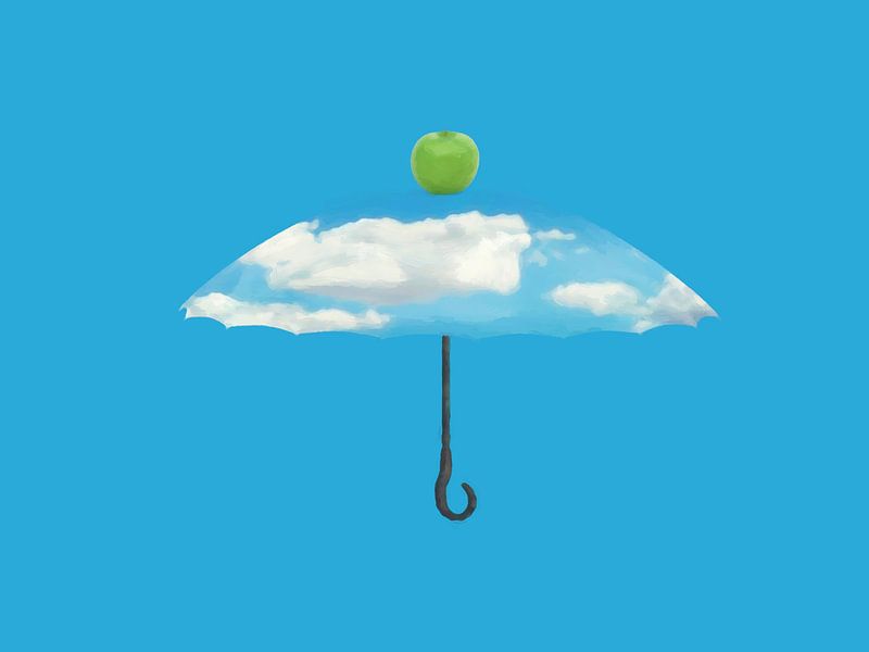 Le parapluie I par Catherine Fortin