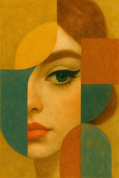 Retro Portret Oda van Moonheart Artworks