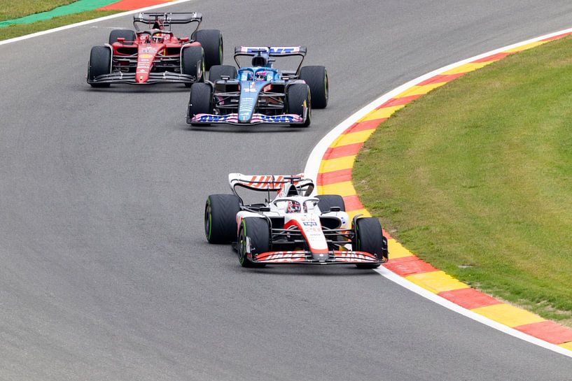 Alpine, Haas &amp; Ferrari Formel 1 von Jack Van de Vin
