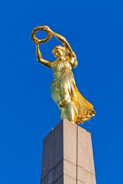 Memorial Gelle Fra in the city of Luxembourg by Werner Dieterich