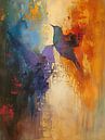 Dream Birds van Abstract Schilderij thumbnail