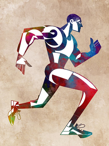 Jogging sport art #jogging #runner