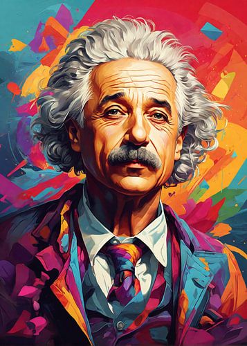albert einstein pop art