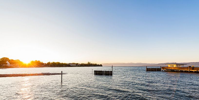 Lever de soleil à Langenargen au bord du lac de Constance par Werner Dieterich