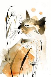 Dreamy Spinning Among the Flowers by Karina Brouwer