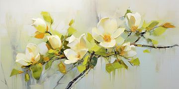 Magnolia bloesem 14 van Bert Nijholt