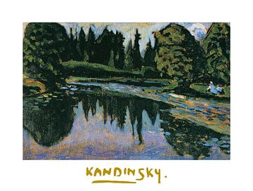 Der Fluss im Sommer von Wassily Kandinsky von Peter Balan