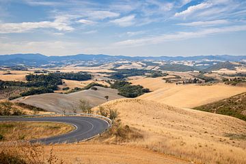 Toscaans landschap in Italië van Gea de Boer