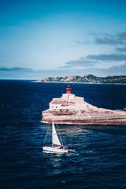Sailboat Bonifacio by Kashja Neels
