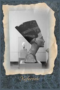 Nofretete im Museum in Berlin
