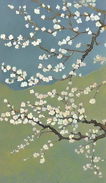 Branches fleuries par Niek Traas