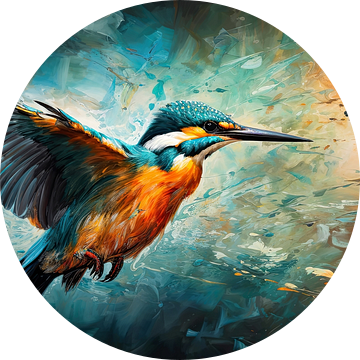 De IJsvogel: Majesteus van Blikvanger Schilderijen