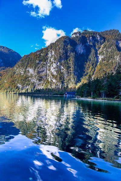 Boothuis in Königssee van Dirk Rüter